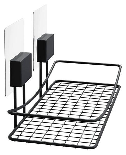 Samolepicí koupelnová police Compactor Bestlock Black Magic systém bez vrtání