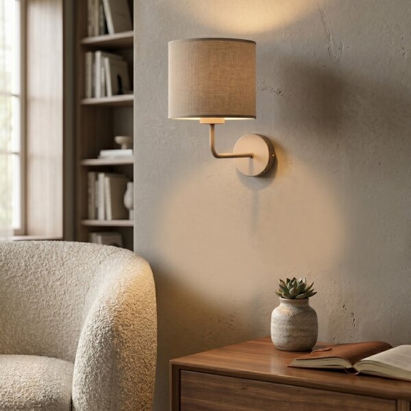 Nástěnná lampa ARDEN 1xE27/15W/230V béžová