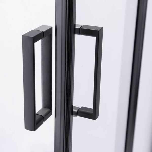 BPS-koupelny Čtvercový sprchový kout BL30B 90x90 černá/transparent - bez vaničky