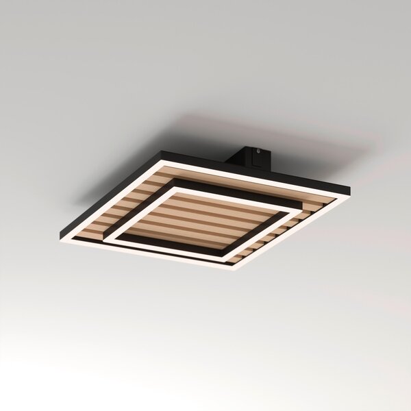 STROPNÍ LED SVÍTIDLO, 40/40/6 cm Novel - Stropní svítidla