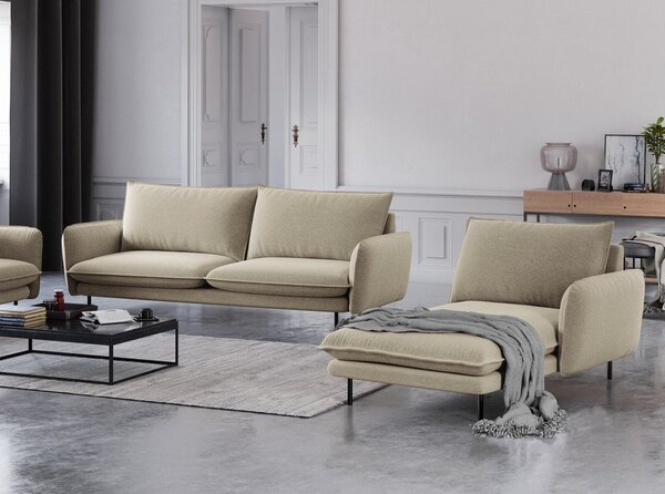 Béžová lenoška Cosmopolitan Design Vienna, pravý roh