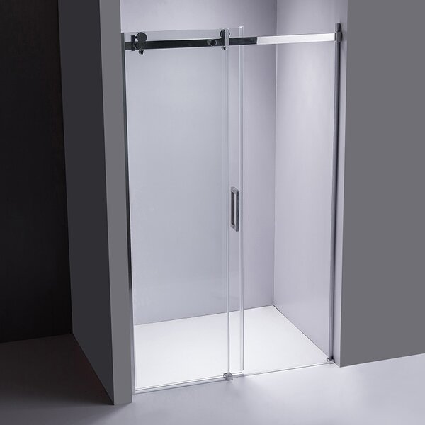 BPS-koupelny Posuvné sprchové dveře SH03D 120 chrom/transparent pro instalaci do niky + vanička ST06C 120x10 černá