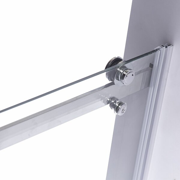BPS-koupelny Posuvné sprchové dveře SH03D 120 chrom/transparent pro instalaci do niky + vanička ST05E 120x70 bílá