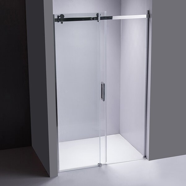 BPS-koupelny Posuvné sprchové dveře SH03D 120 chrom/transparent pro instalaci do niky + vanička ST05E 120x70 bílá