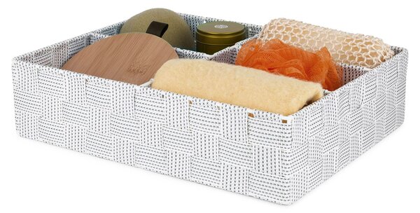 Organizér na prádlo a doplňky Compactor Toronto - 5 dílný, 32 x 25 x 8 cm, bílo-šedý