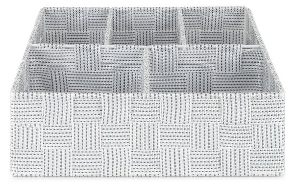 Organizér na prádlo a doplňky Compactor Toronto - 5 dílný, 32 x 25 x 8 cm, bílo-šedý