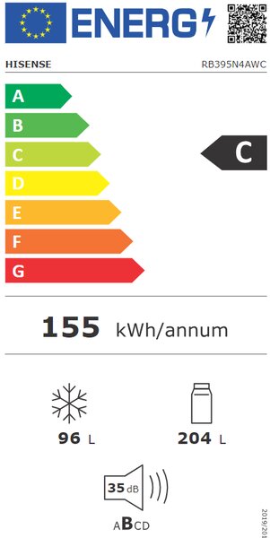 Lednice Hisense RB395N4AWC (C)
