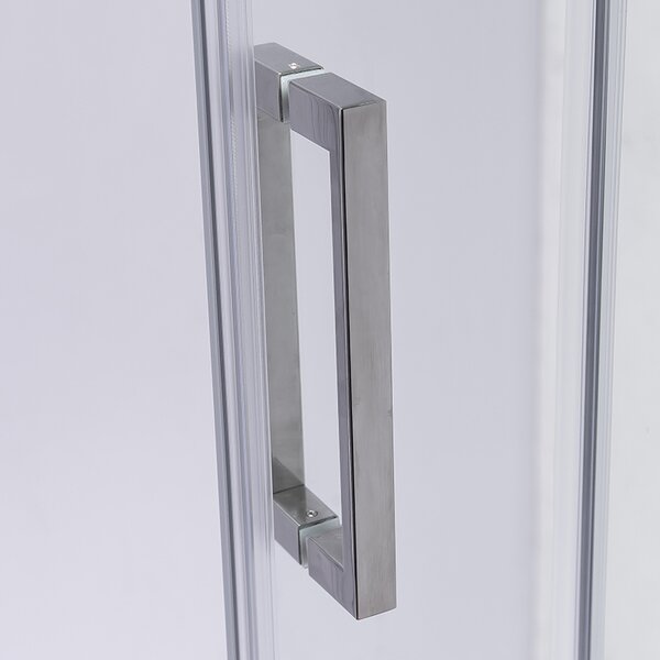 BPS-koupelny Posuvné sprchové dveře SH03D 120 chrom/transparent pro instalaci do niky - bez vaničky