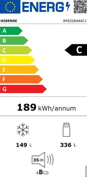 Lednice HISENSE RF632N4AIC1 (C)