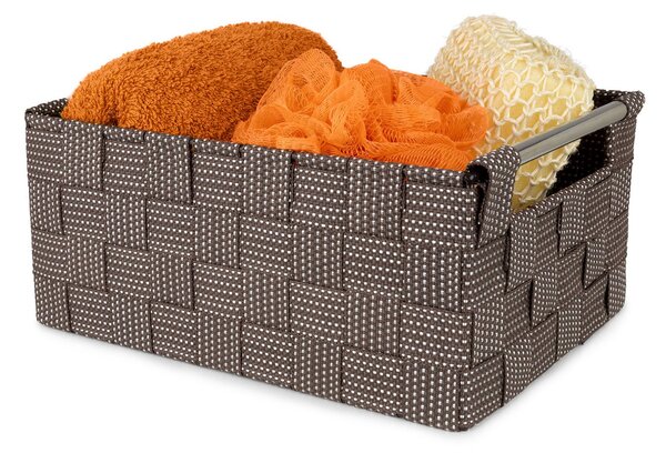 Úložný organizér Compactor Toronto S, tmavě hnědý, 25 x 17 x 10 cm