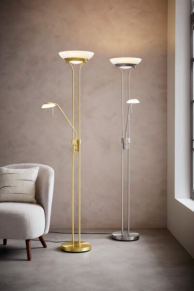 LED LAMPA OSVĚTLUJÍCÍ STROP, 32/32/182 cm Fischer & Honsel - Online Only svítidla, Online Only
