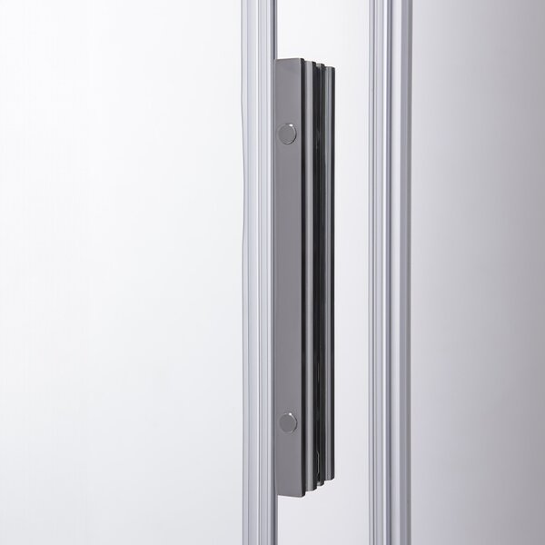 BPS-koupelny Posuvné sprchové dveře NOVA CH 100 cm chrom/transparent pro instalaci do niky - bez vaničky