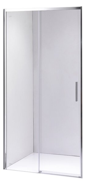 BPS-koupelny Posuvné sprchové dveře NOVA CH 100 cm chrom/transparent pro instalaci do niky - bez vaničky
