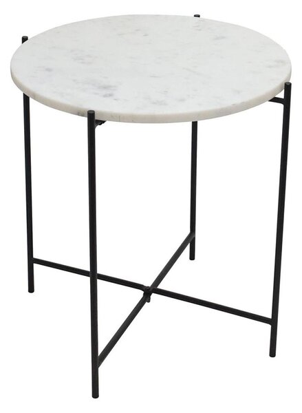 Eglo 424001 - Odkládací stolek TOWADA 44 cm mramor/černá