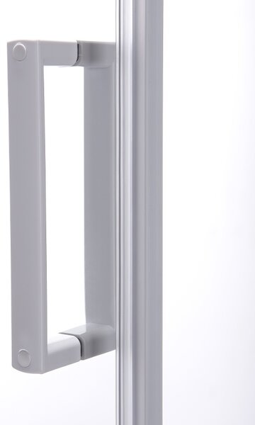 BPS-koupelny Čtvercový sprchový kout KZ93B WH 90x90 bílá/transparent - bez vaničky