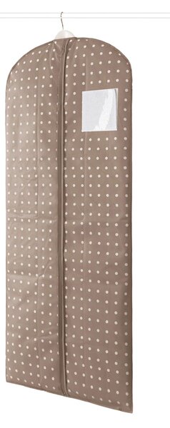 Obal na obleky a dlouhé šaty Compactor "Rivoli" 60 x 137 cm, hnědý