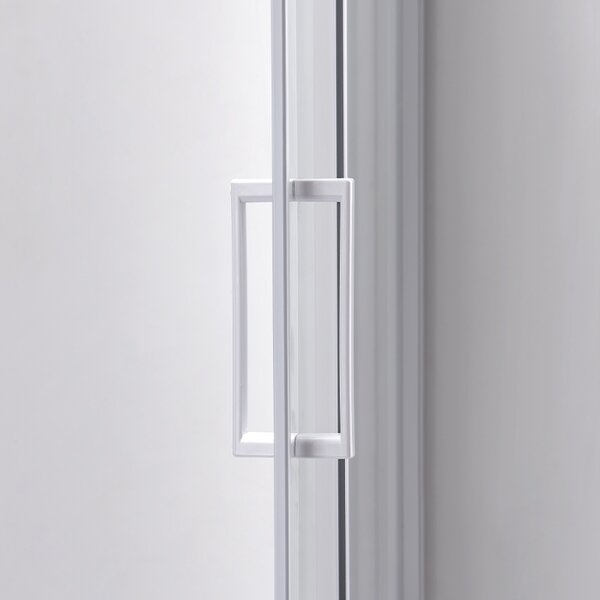 BPS-koupelny Čtvercový sprchový kout KZ93B WH 90x90 bílá/transparent - bez vaničky