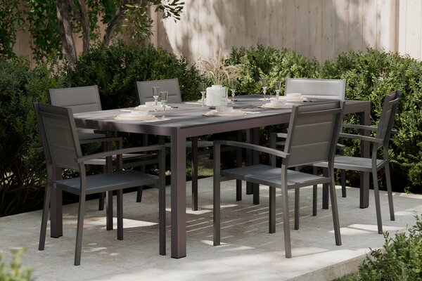 ZAHRADNÍ STŮL, kov, plast, 210/74/100 cm Ambia Garden - Online Only zahradní nábytek, Online Only