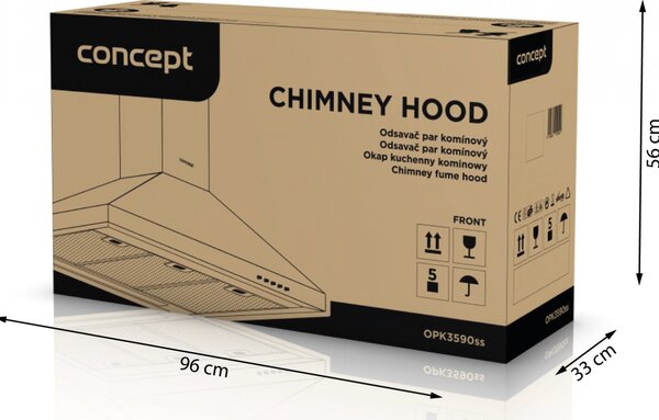 Digestoř Concept OPK3590ss (C)
