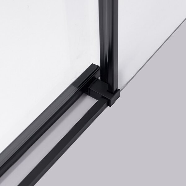 BPS-koupelny Čtvercový sprchový kout NOVA BL 90x90 chrom/transparent - bez vaničky