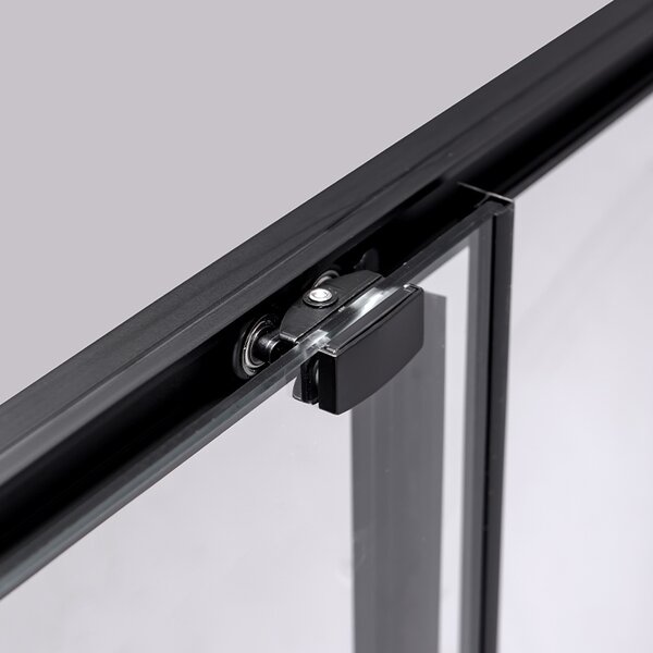 BPS-koupelny Čtvercový sprchový kout NOVA BL 90x90 chrom/transparent - bez vaničky