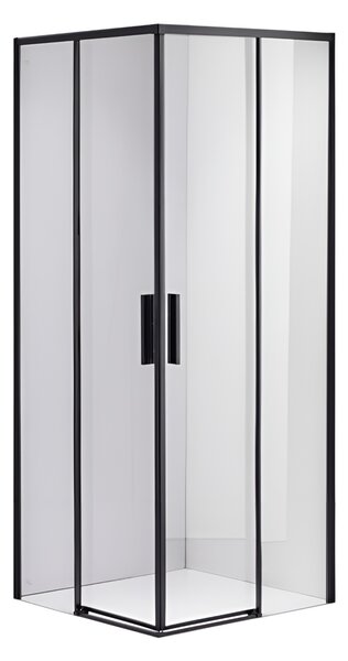 BPS-koupelny Čtvercový sprchový kout NOVA BL 90x90 chrom/transparent - bez vaničky