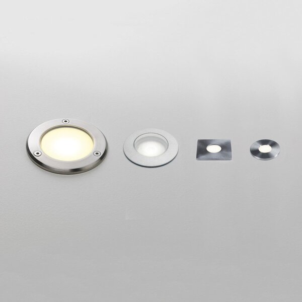 AST 1201005 Zemní svítidlo Terra Round 28 LED 1W 3000K kartáč. ocel - ASTRO Lighting