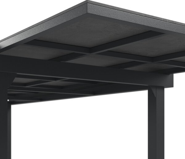 ZAHRADNÍ STŮL, kov, plast, 200/320/75/100 cm Ambia Garden - Online Only zahradní nábytek, Online Only