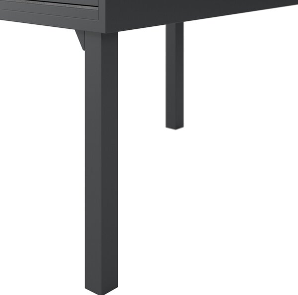 ZAHRADNÍ STŮL, kov, plast, 135/270/75/90 cm Ambia Garden - Online Only zahradní nábytek, Online Only