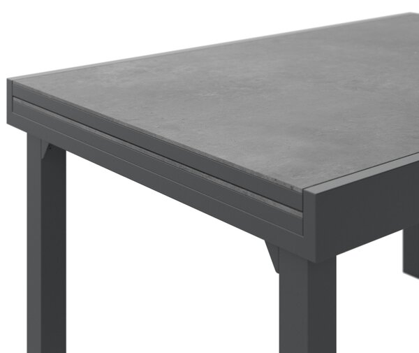 ZAHRADNÍ STŮL, kov, plast, 135/270/75/90 cm Ambia Garden - Online Only zahradní nábytek, Online Only