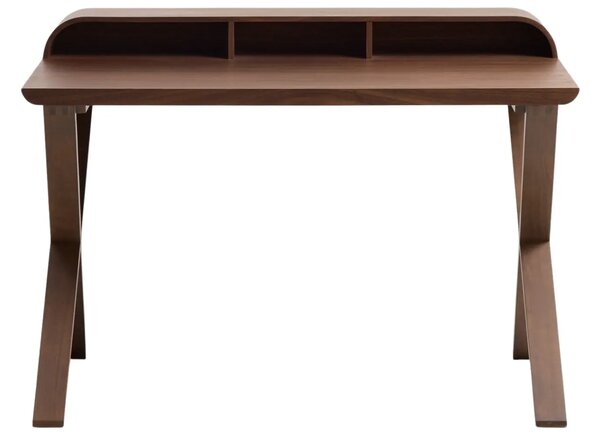 Kave Home Hnědý dřevěný pracovní stůl Dilare 120 x 85 cm