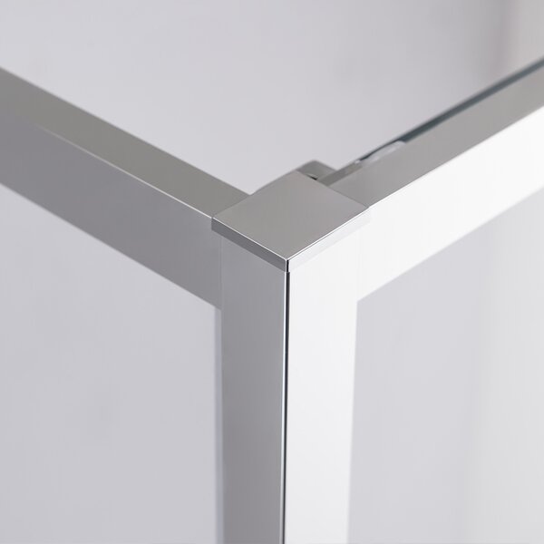 BPS-koupelny Obdélníkový sprchový kout KIRA 100x80 chrom/transparent - bez vaničky