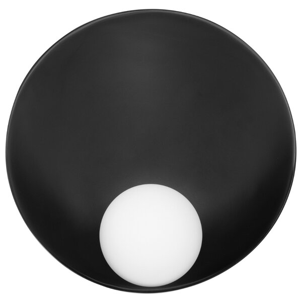 Černé kovové nástěnné světlo Nova Luce Minim