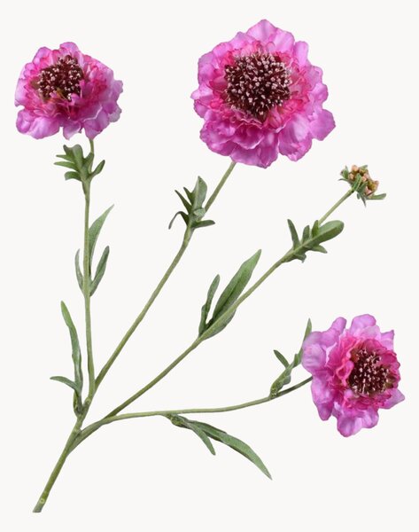 Sada umělých květin Scabiosa, 2 díly