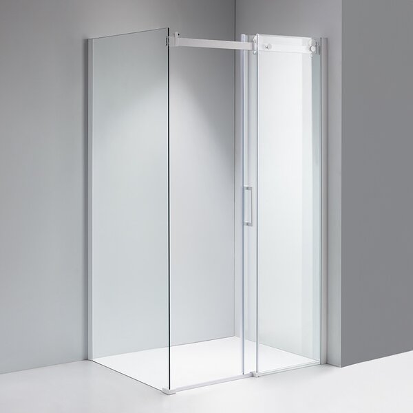 BPS-koupelny Obdélníkový sprchový kout KZ202A WH 100x90 bílá/transparent - bez vaničky
