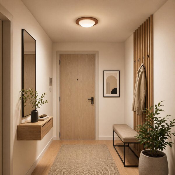 VK Light Roto LED stropní svítidlo Hnědá