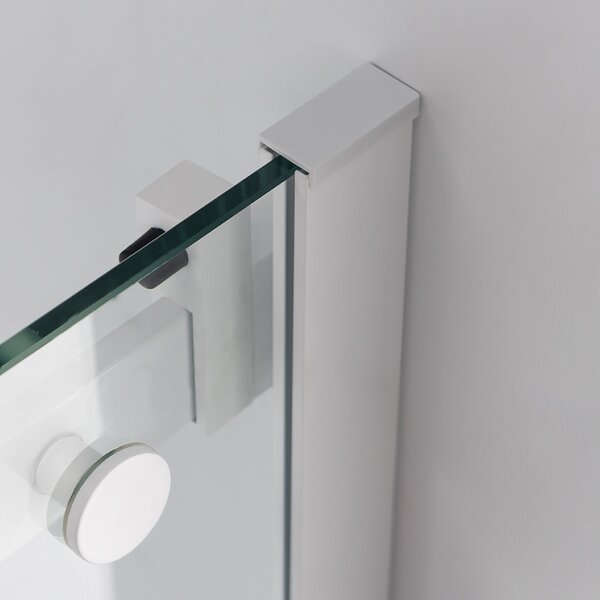 BPS-koupelny Obdélníkový sprchový kout KZ202A WH 100x90 bílá/transparent - bez vaničky
