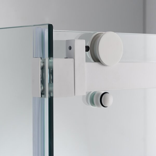 BPS-koupelny Obdélníkový sprchový kout KZ202A WH 100x90 bílá/transparent - bez vaničky