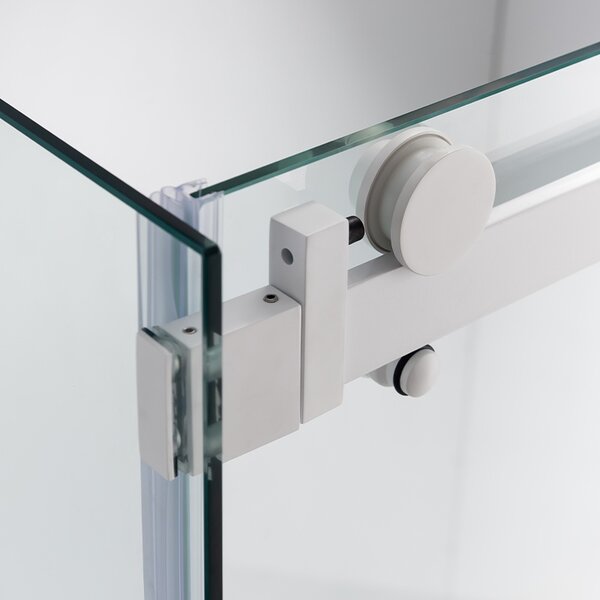 BPS-koupelny Obdélníkový sprchový kout KZ202A WH 100x90 bílá/transparent - bez vaničky