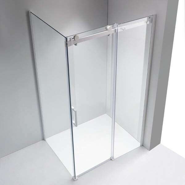 BPS-koupelny Obdélníkový sprchový kout KZ202A WH 100x90 bílá/transparent - bez vaničky