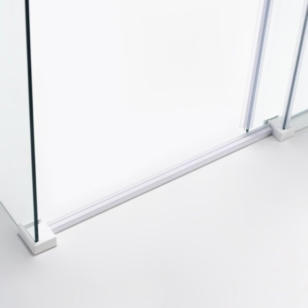 BPS-koupelny Obdélníkový sprchový kout KZ202A WH 100x90 bílá/transparent - bez vaničky