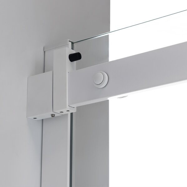 BPS-koupelny Obdélníkový sprchový kout KZ202A WH 100x90 bílá/transparent - bez vaničky