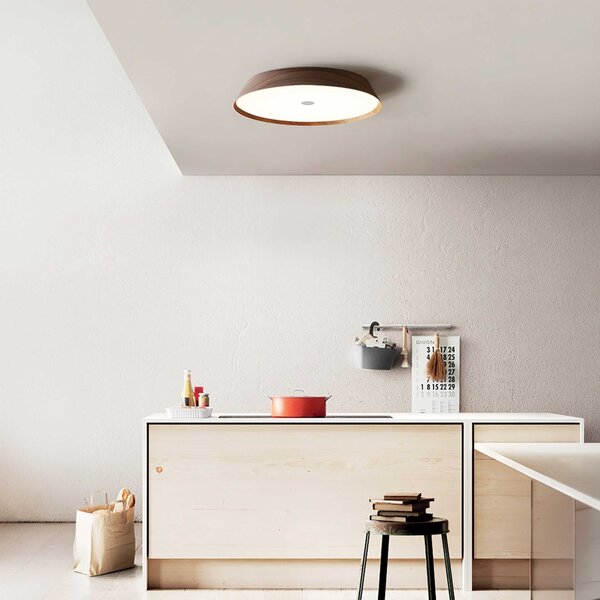 VK Light Woody LED stropní dřevěné svítidlo Ø270 mmHnědá
