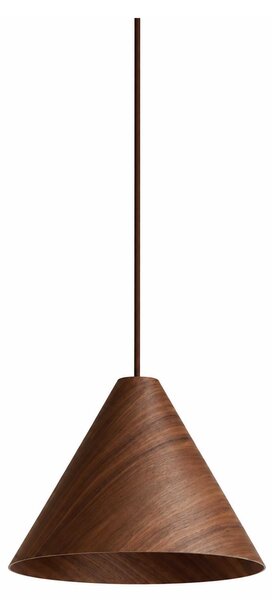VK Light Woody E27 závěsné dřevěné svítidlo Hnědáø450 mm