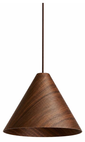 VK Light Woody E27 závěsné dřevěné svítidlo Hnědáø450 mm