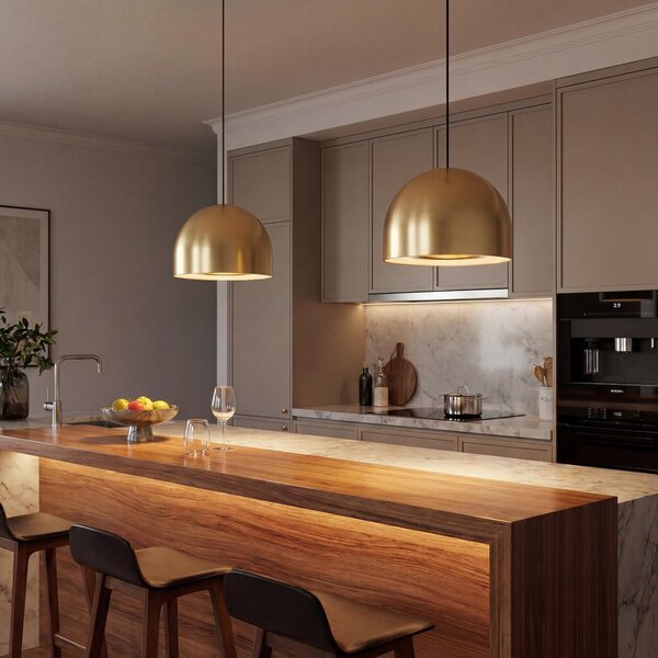 VK Light Kimi E27 závěsné svítidlo Ø500x370 mmČerná