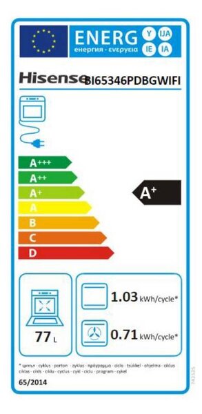 Vestavná trouba Hisense BI65346PDBGWIFI (A)