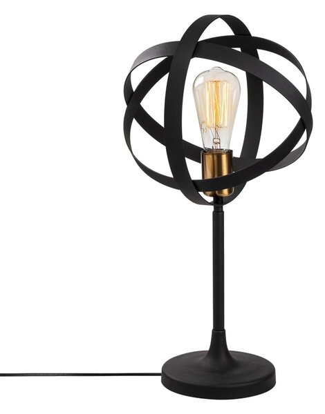 Opviq Stolní lampa Gezegen černá/zlatá