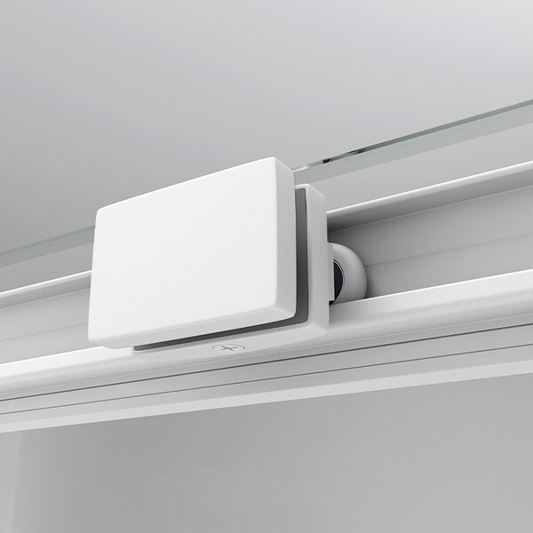 BPS-koupelny Obdélníkový sprchový kout KZ103 WH 90x80 bílá/transparent - bez vaničky