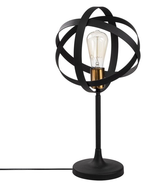 Opviq Stolní lampa Gezegen černá/zlatá